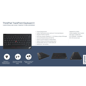 Lenovo trackpoint keyboard wireless bluetooth - slovenska klavesnica