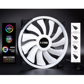 1stCOOL AURA EVO ARGB PWM Ring 20cm ventilátor