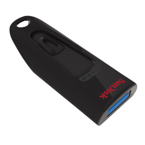 SanDisk Ultra/256GB/100MBps/USB 3.0/USB-A/Černá