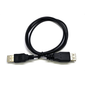 Kábel C-TECH USB A-A 1,8m 2.0 predlžovací, čierny