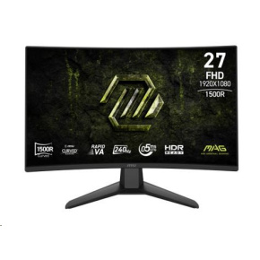 MSI LCD MAG 274CF X24, 27", 1920x1080, Rapid VA, 0,5 ms, VESA 100x100, Black MSI LCD MAG 274CF X24, 27", 1920x1080, Rapid VA, 0,5 ms, VESA 100x100, Black