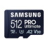 Samsung PRO Ultimate/micro SDXC/512GB/200MBps/UHS-I U3 / Class 10/+ Adaptér/Modrá