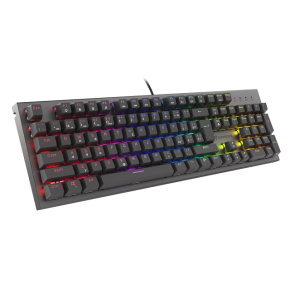 Genesis herná mechanická klávesnica THOR 303/RGB/Outemu Red/Drôtová USB/ CZ- SK layout/Čierna