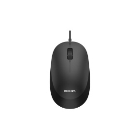 Philips SPK7207BL/Kancelárska/Optická/1 200 DPI/Drôtová USB/Čierna