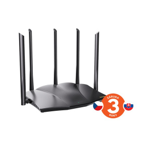 Tenda TX12 Pre AX3000 WiFi6 Router, 1x GWAN, 3x GLAN, IPv6, 5x 6dBi, WPA3, Mesh, CZ app