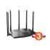 Tenda TX12 Pre AX3000 WiFi6 Router, 1x GWAN, 3x GLAN, IPv6, 5x 6dBi, WPA3, Mesh, CZ app