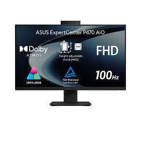 ASUS ExpertCenter/P400 (P470VAK-BPC7321TX)/27''/FHD/7-240H/32GB/1TB/Intel int/W11P/Čierna/3ROn-Site