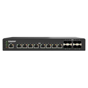 QNAP riadený priemyselný switch QSW-IM3216-8S8T: 16x 10G porty (8x 10Gb SFP+ a 8x 10Gb RJ-45)