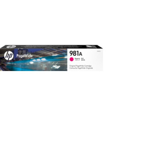 HP 981A - purpurová atramentová kazeta, J3M69A HP 981A - purpurová atramentová kazeta, J3M69A