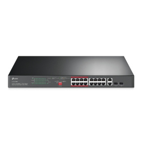 TP-Link TL-SL1218MP ver.2 16xFE 2xGb 2xSFP Unmanaged CCTV Switch 150W POE+