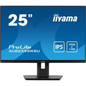 iiyama ProLite/XUB2595WSU-B5/25''/IPS/1920x1200/75Hz/4ms/Black/3R