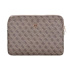 Guess PU 4G Triangle Logo Obal pre Notebook 14'' Brown