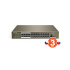 Tenda TEF1126P-24-250W PoE AF/AT switch - 24x PoE 100 Mb/s + 2x Uplink 1Gb/s RJ45/SFP, PoE+ 225W