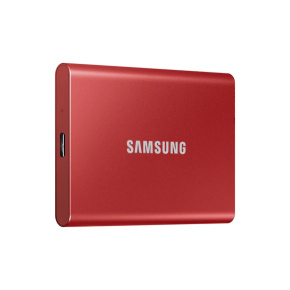 Samsung T7/2TB/SSD/Externí/2.5''/Červená/3R