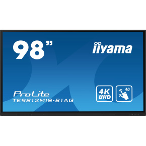 98'' iiyama TE9812MIS-B1AG: IPS, 4K, 40P, USB-C