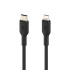 Belkin Lighting to USB-C kábel, 2m, čierny