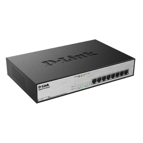 D-Link DGS-1008MP 8x 1000 Desktop Switch, 8PoE port