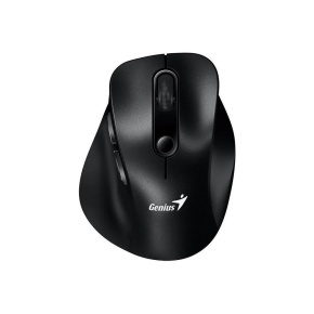 Genius Ergo 9000S/Ergonomická/Optická/Pre pravákov/2 400 DPI/Bezdrôtová USB + Bluetooth/Čierna