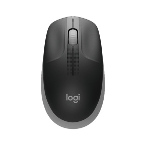Logitech M190/Kancelárska/Optická/1 000 DPI/Bezdrôtová USB/Šedá