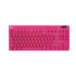 Logitech® G PRO X TKL LIGHTSPEED Gaming Keyboard - MAGENTA - US INT'L - 2.4GHZ/BT - N/A - EMEA28-935 - TACTILE