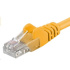 PremiumCord Patch kábel UTP RJ45-RJ45 CAT6 0.25 m žltá