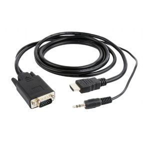 GEMBIRD Redukcia HDMI to VGA + audio, 1,8m