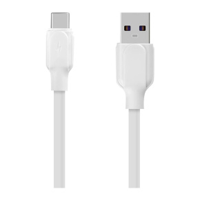 OBAL:ME Simple USB-A/USB-C Kábel 1m White