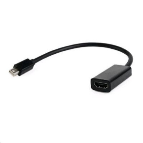 Kábel CABLEXPERT red. miniDisplayport na HDMI, M/F, čierna