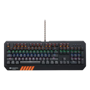 Canyon GK-6, Hazard herná klávesnica, USB, mechanická, LED podsvietenie 20 režimov, EN klávesy