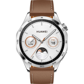 55020BGW HUAWEI WATCH GT4 46 mm Silver /Brown strap Phoinix-B19L