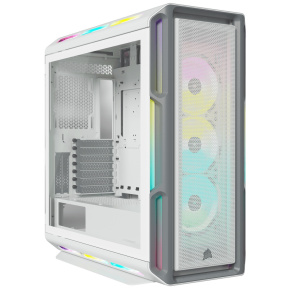 CORSAIR iCUE 5000T RGB/Midi Tower/Transpar./Biela