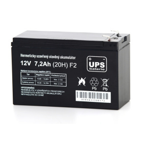 UPS batéria 12V 7,2Ah F2