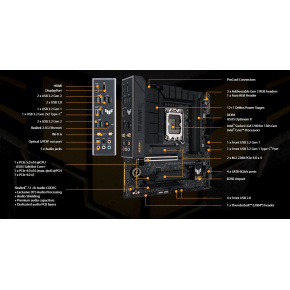 ASUS TUF GAMING B760M-PLUS WIFI D4/LGA 1700/mATX