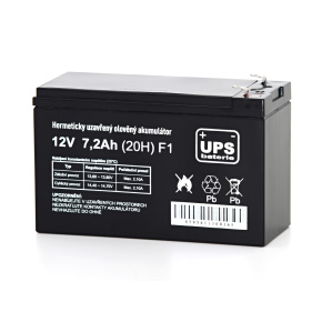 UPS batéria 12V 7,2Ah F1
