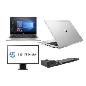 Notebook HP EliteBook 840 G5 + Docking station + 23" HP Z23i Monitor (Bundle) - Repas