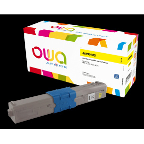 OWA Armor toner kompatibilný s OKI 46490605, 6000st, žltá/yellow