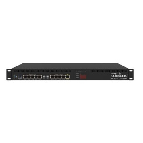 MIKROTIK RouterBOARD 3011UiAS-RM + L5 (1,4GHz; 1GB RAM, 10xGLAN, 1xSFP, LCD, rackmount, zdroj)