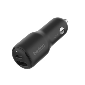 Belkin Car Charger 42 W - 30 W USB-C + 12 W USB-A