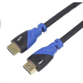 PREMIUMCORD HDMI - Ultra HDTV kábel, 5 m (farebný, pozlátené konektory)