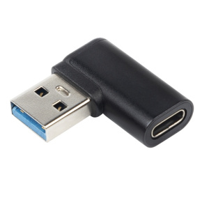 PremiumCord redukcia USB-C - USB 3.0 Male, zahnutá