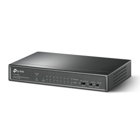 TP-Link TL-SF1009P 8x10/100 POE+ 65W, 1x10/100 RJ45 nonPOE, desktop CCTV switch, kov.