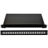 optický Patch panel 24x SC, 19 inch., 1U, výsuvný, neosadený, čierny