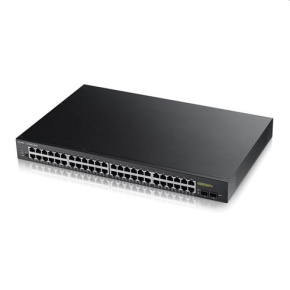 Zyxel GS1900-48HP v2, 48-port GbE L2 Smart Switch, 170 Watt rackmount