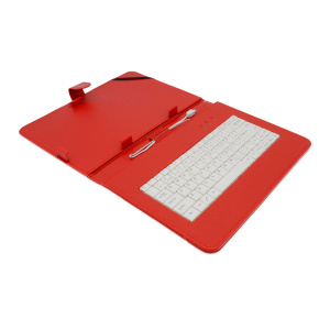 AIREN AiTab Leather Case 4 with USB Keyboard 10'' RED (CZ/ SK/DE/UK/US.. layout)