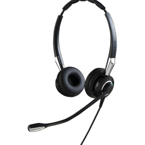 Jabra BIZ 2400 II/Stereo/QD/Drôt/Čierna-strieborná