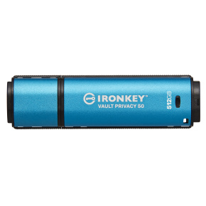 Kingston Ironkey Vault Privacy 50/512GB/USB 3.2/USB-A/Modrá Kingston Ironkey Vault Privacy 50/512GB/USB 3.2/USB-A/Modrá