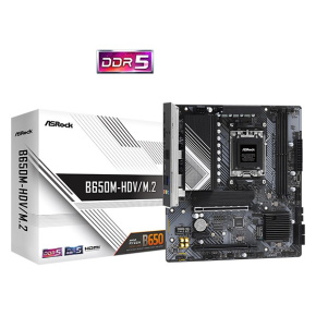 ASRock MB Sc AM5 B650M-HDV/M.2, AMD B650, 2xDDR5, 1xDP, 1xHDMI, mATX