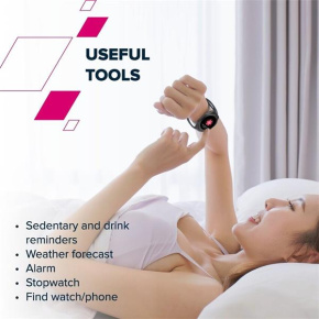 Canyon Hexagon 88, smart hodinky, BT, fareb. AMOLED displej 1,43", vodotes. IP67, multišport. režim, čierne