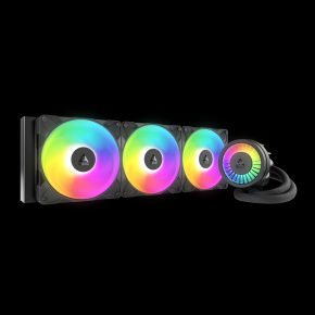 ARCTIC Liquid Freezer III Pro 420 A-RGB : All-in-One CPU Water Cooler so 420 mm radiátorom a 3x P14