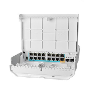 MIKROTIK RouterBOARD Cloud Router Switch CRS318-1Fi-15Fr + L5 (800MHz; 256MB RAM; 16x LAN; 2x SFP)